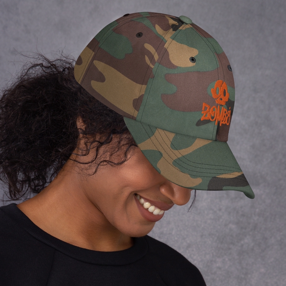 ZOMBÉ Camo Style Cap, Original 🎨 Art, Original Logo
